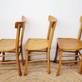 Three bistro chairs