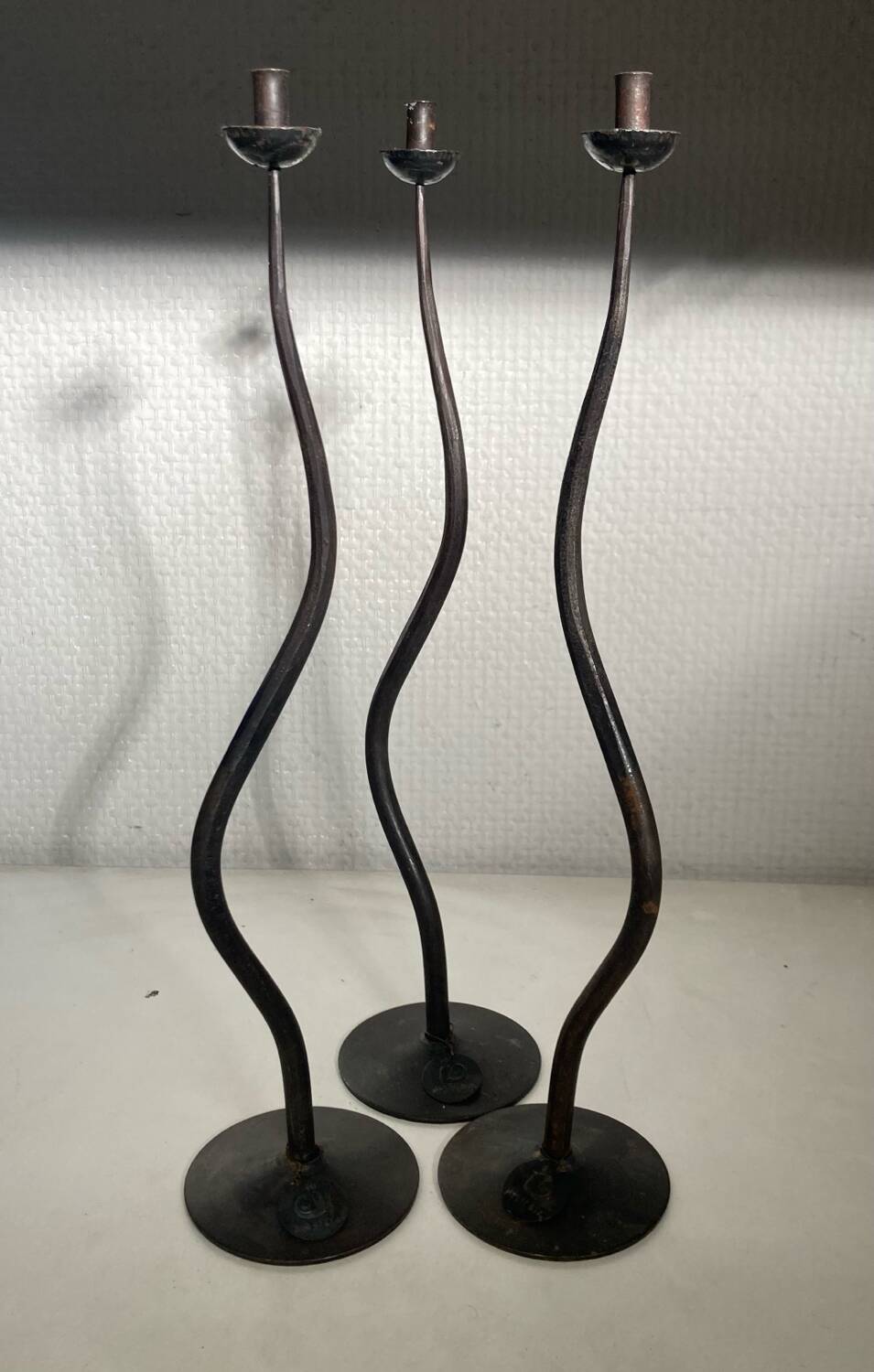 set of 3 Hysteria candle holders