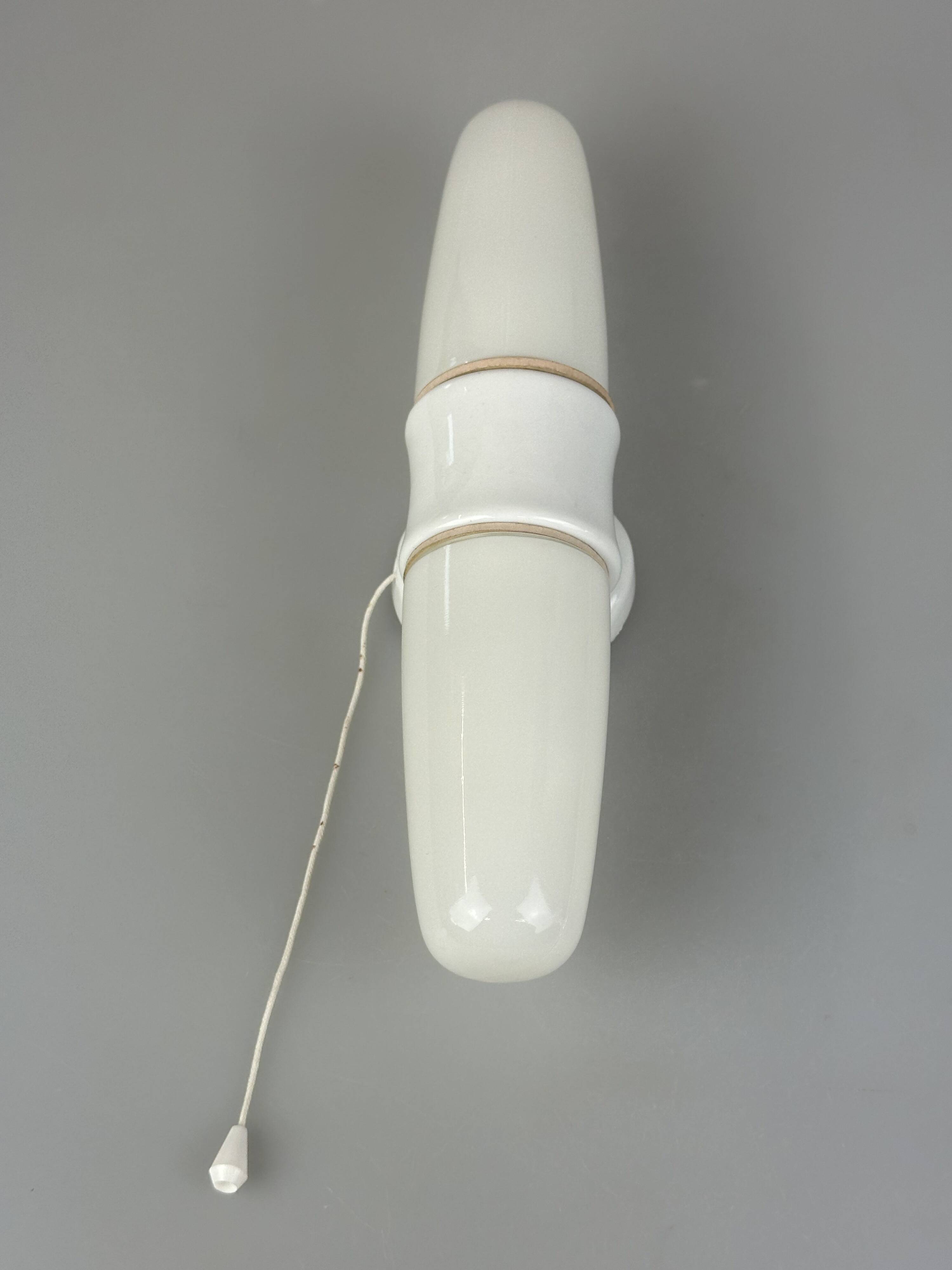 1950s and 1960s Ceramic Wall Lamp and Ceiling Light by Wilhelm Wagenfeld