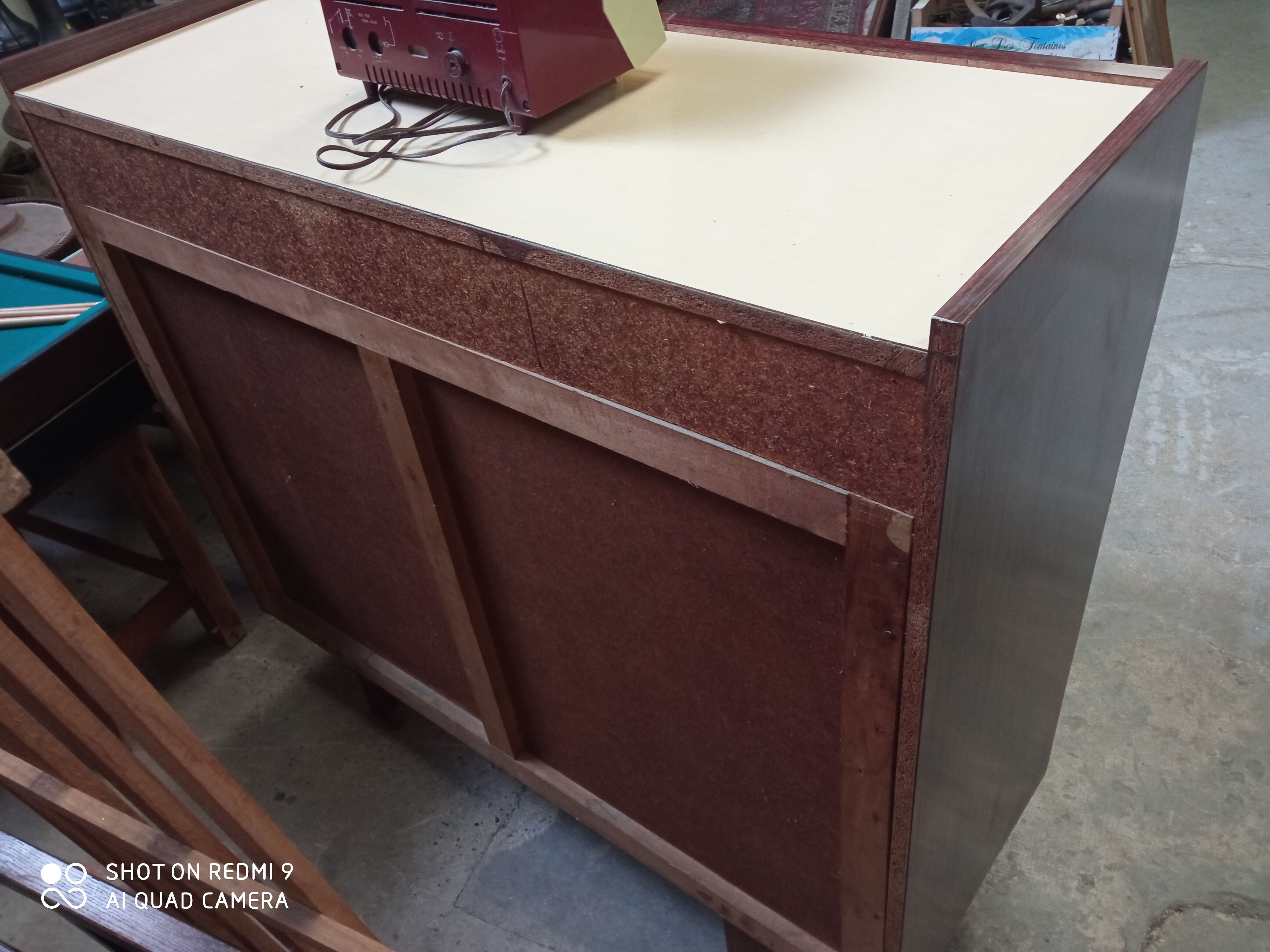 Low formica buffet from the 50s