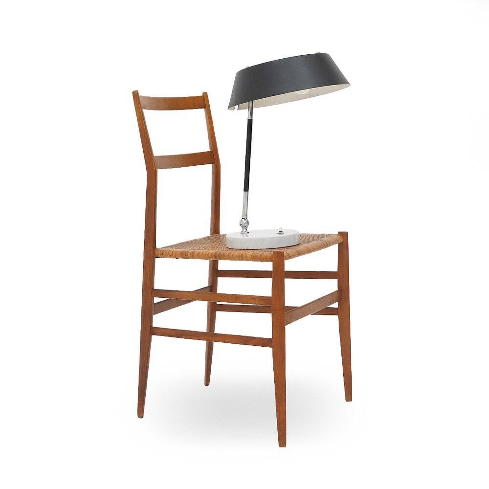 Table lamp by Stilux with a marble base, 1950s.