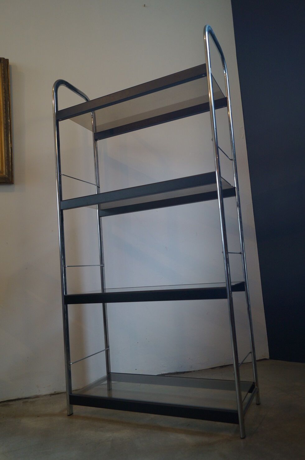 Bookcase 1970 chrome