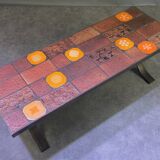 Glazed ceramic coffee table
