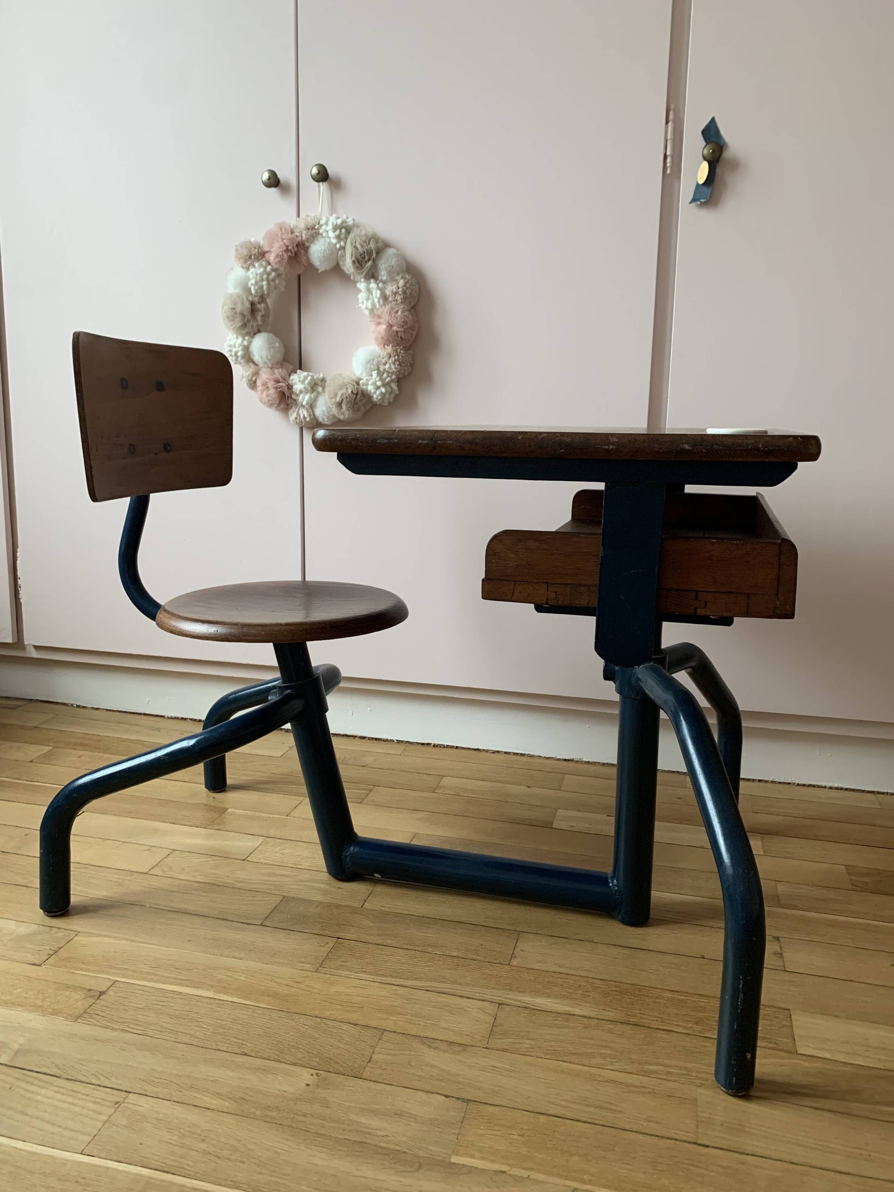 Bureau enfant vintage
