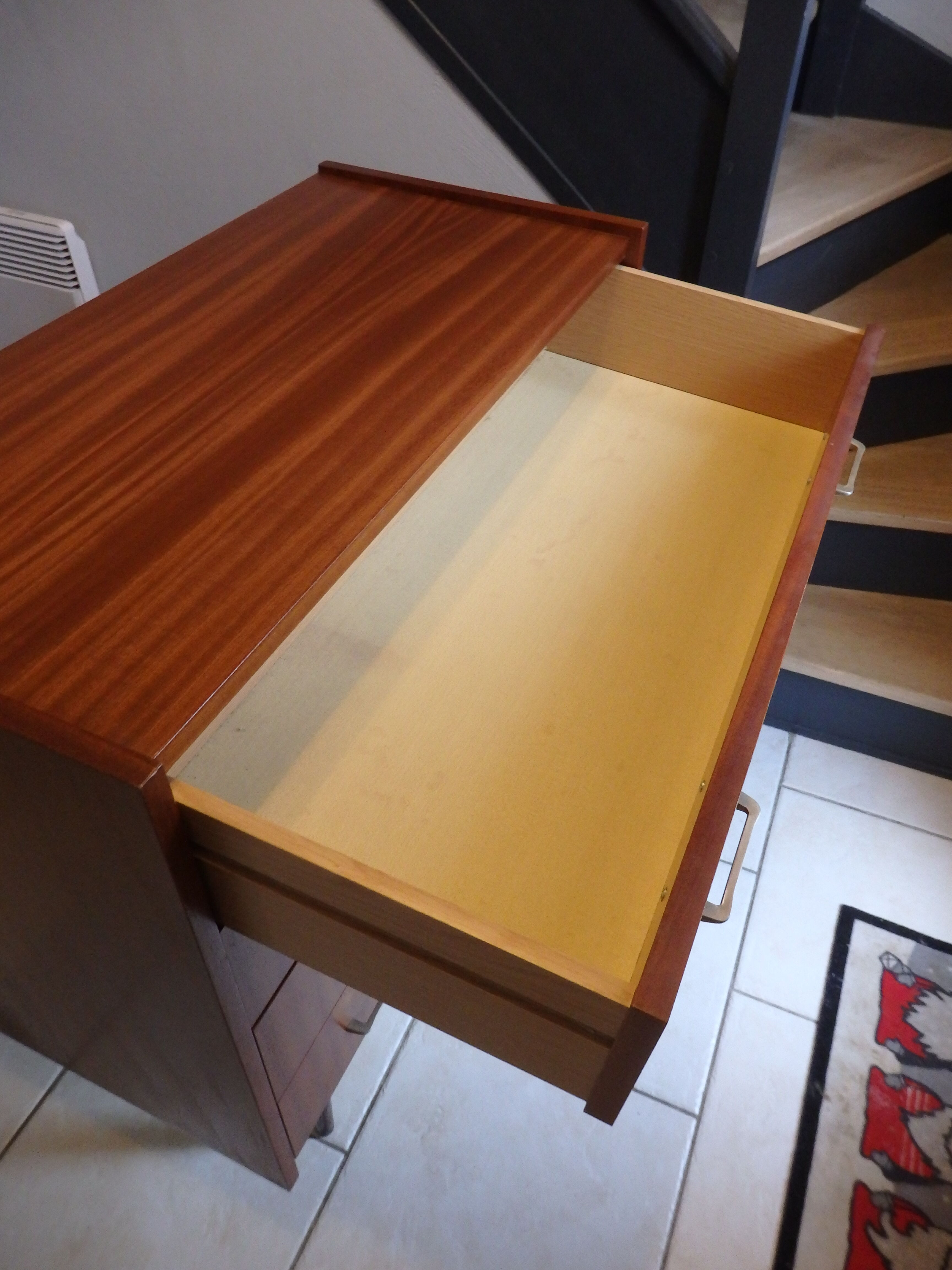 Vintage teak chest of drawers