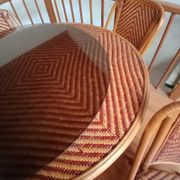 Rattan table and four chairs