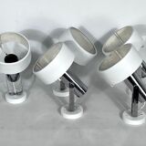 Stilnovo Milano, set of five orientable wall lights from 50s