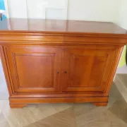 Louis Philippe buffet - 2 drawers - 2 doors - cherry wood - solid wood - dowelled