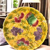 6 dessert plates + Sarreguemines slurry dish