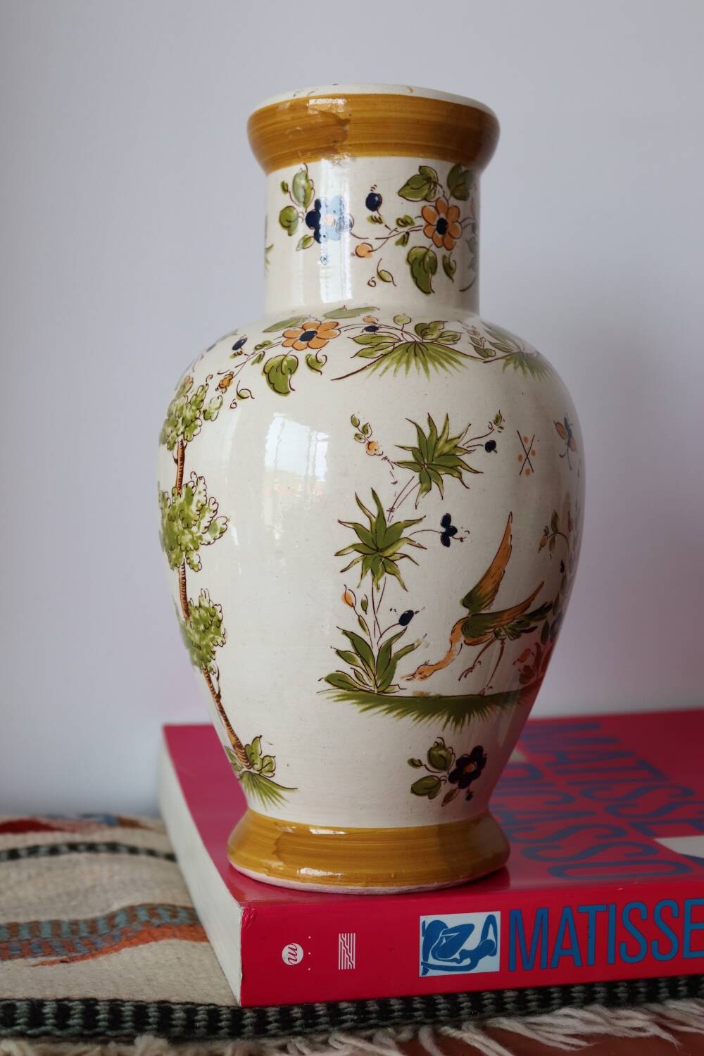 Vintage Moustier vase