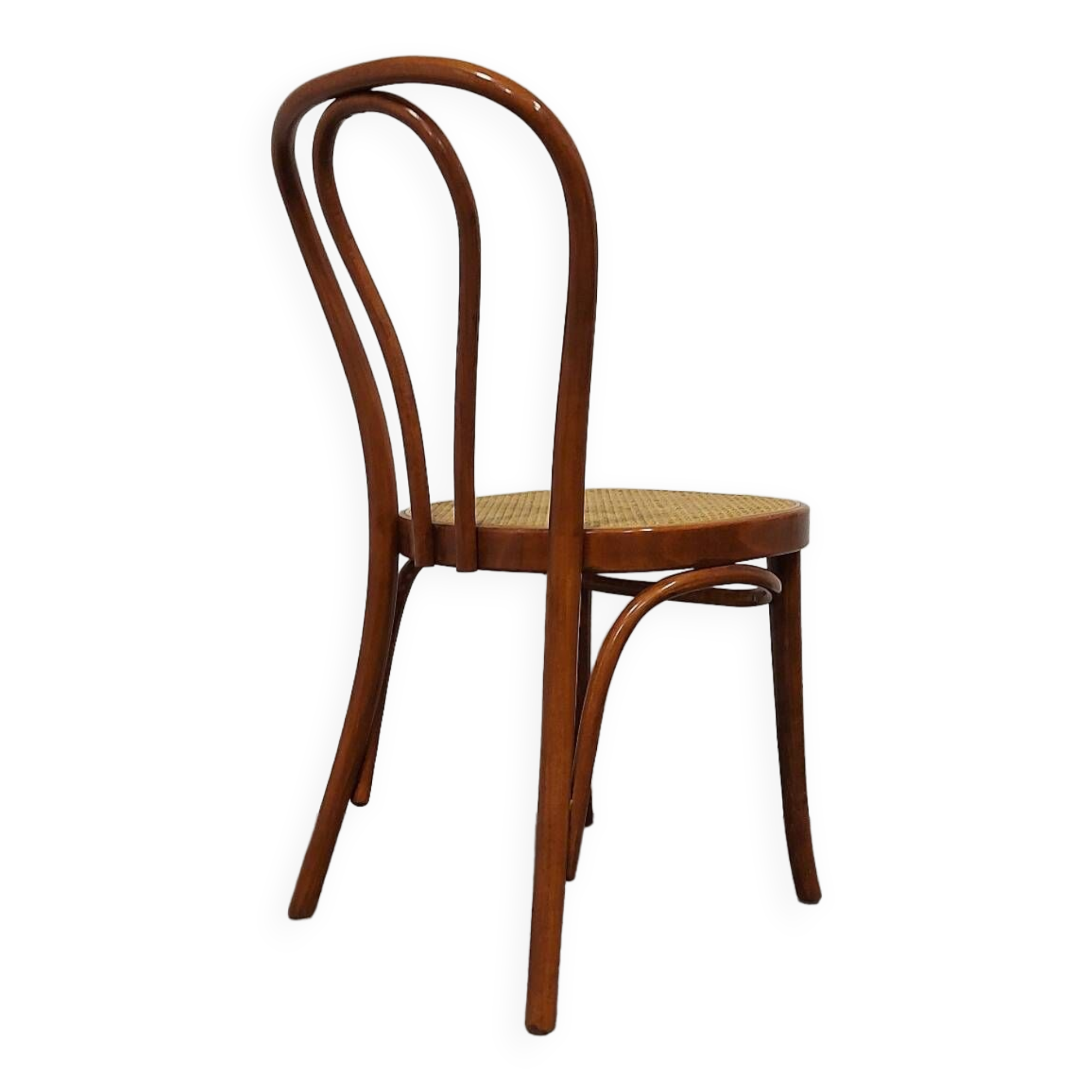 Chaise N.18 en bois courbé années 1980