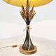 Vintage sheaf of wheat table lamp - 1960s
