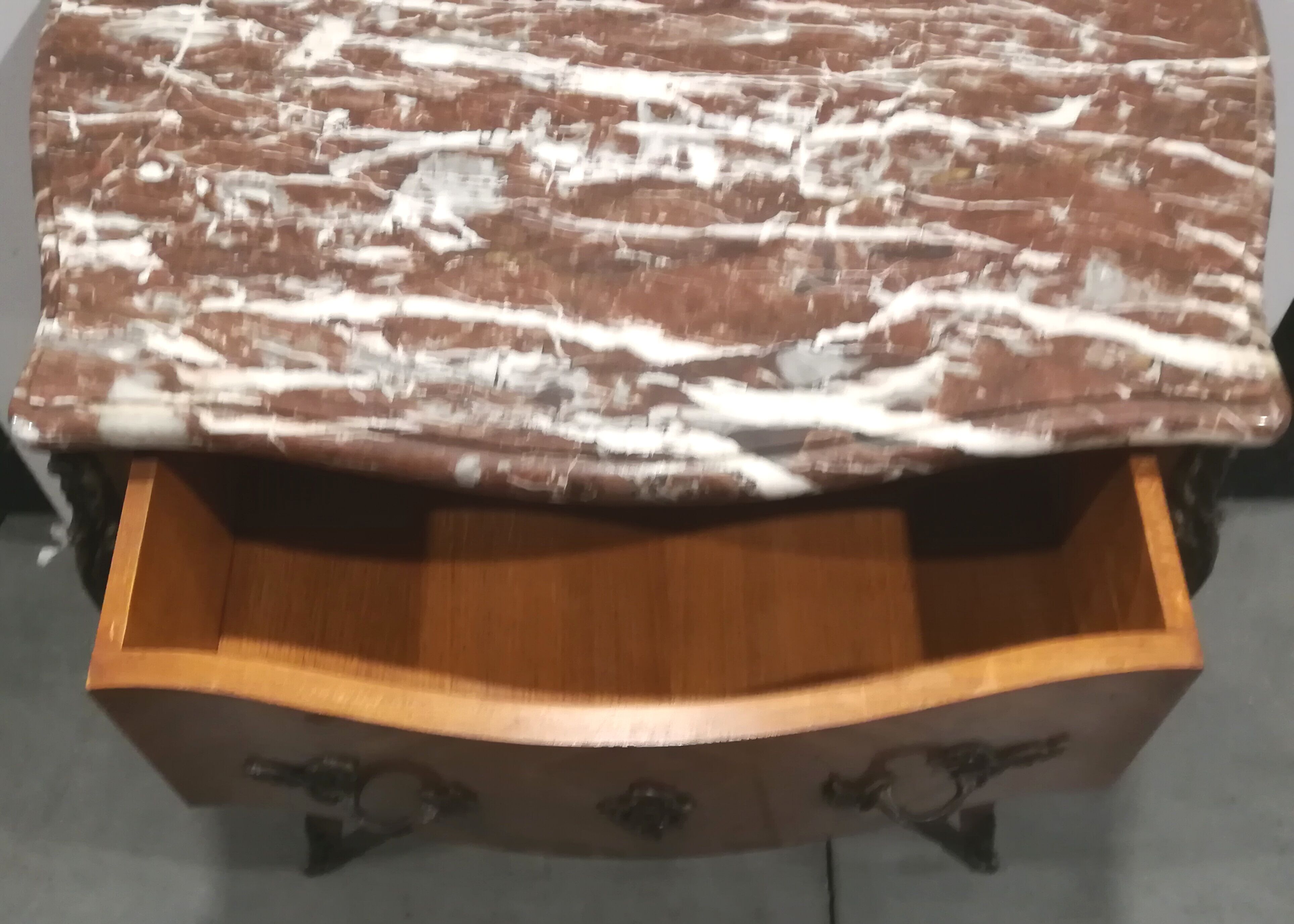 Dresser Louis XV style with marquetry