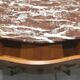 Commode style Louis XV en marqueterie