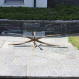 Rare table basse ovale de michel mangematin