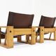 Ate van Apeldoorn pair of lounge chairs for Houtwerk Hattem, Netherlands 1960s