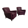 Pair of Art Deco club chairs
