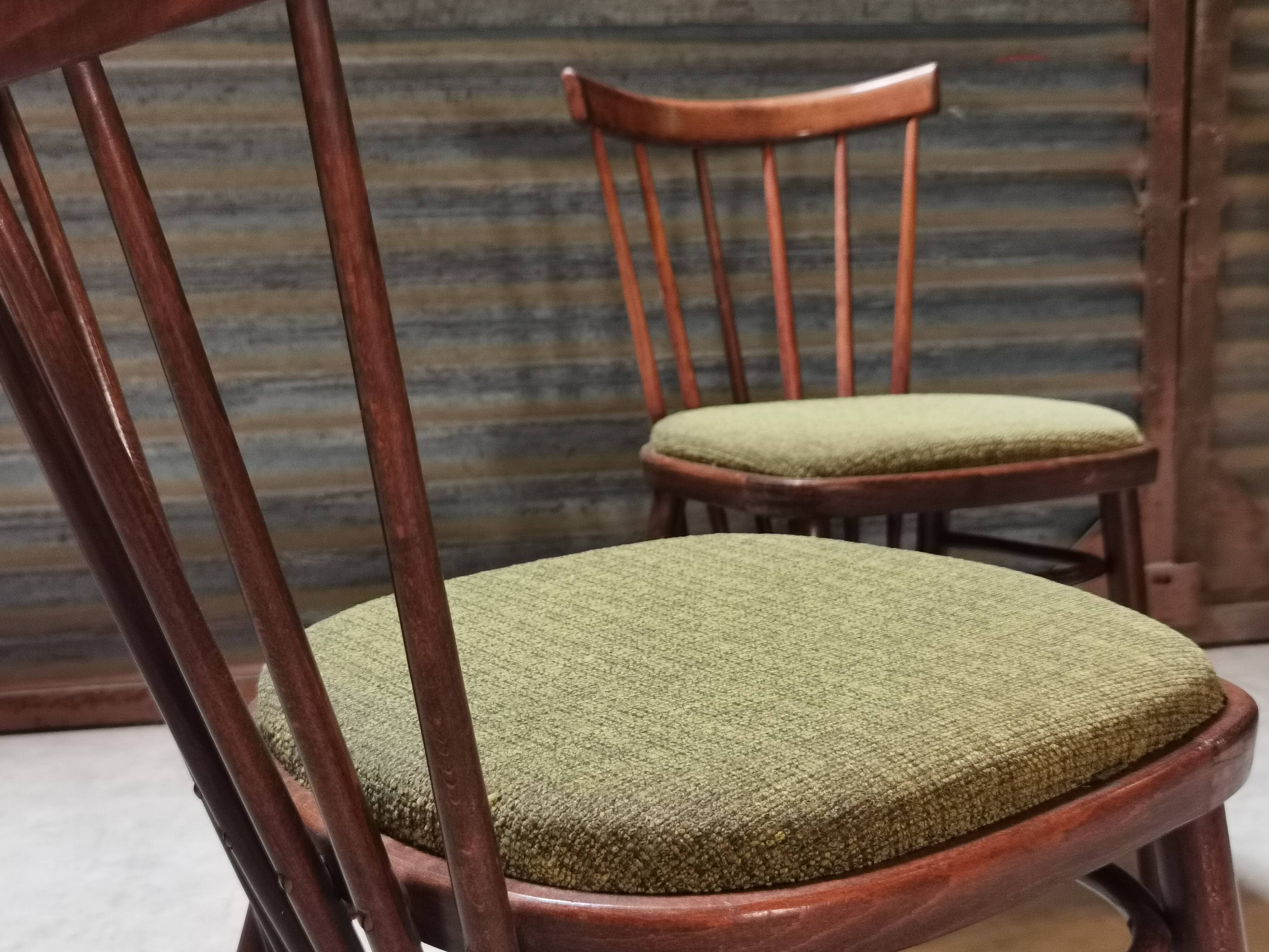 Suite de 4 chaises Antonin Suman pour Tatra Nabytok 1960