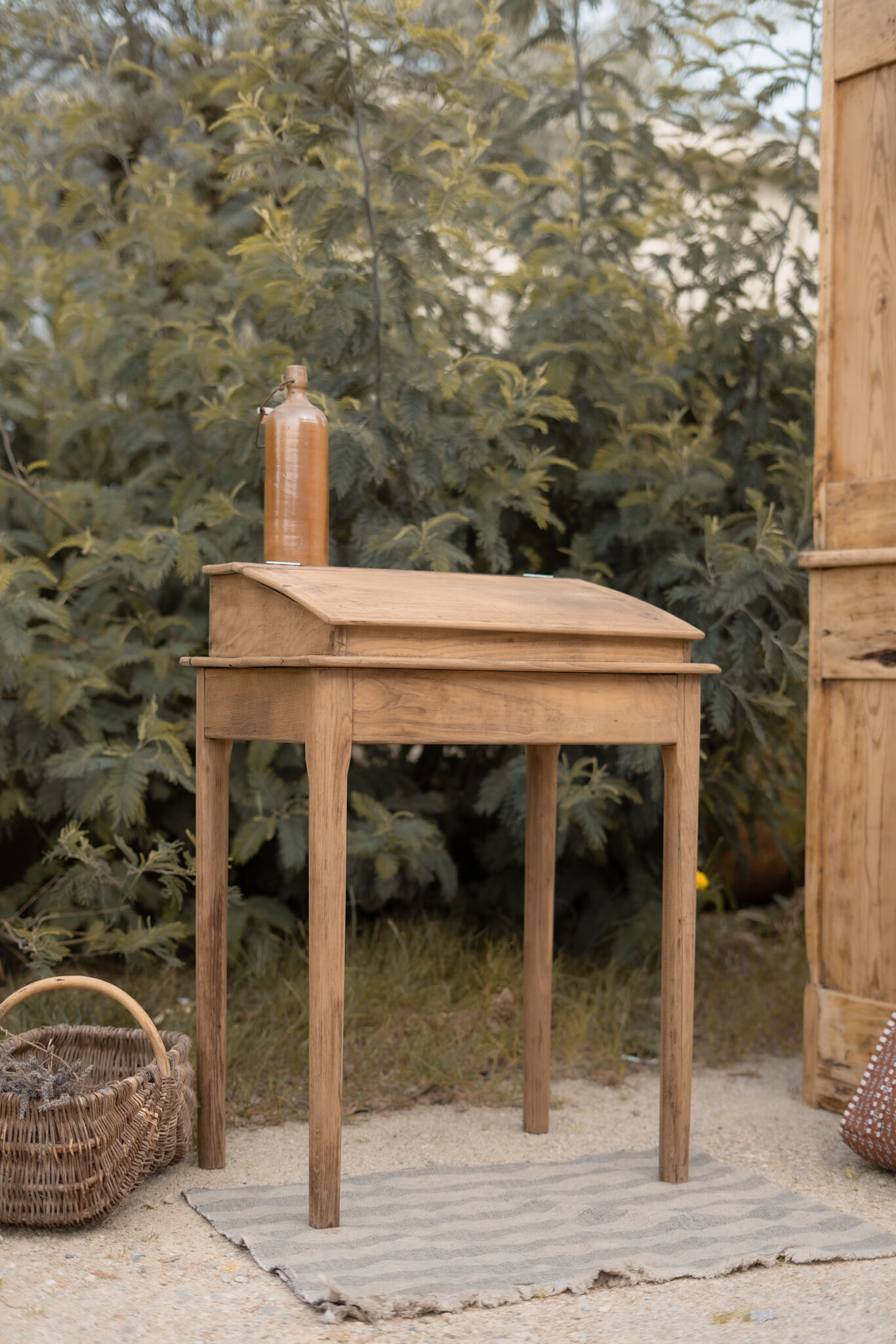Renovated wooden desk