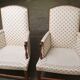 Pair of seventies shepherd armchairs