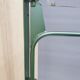 Metal green conical wall lamp