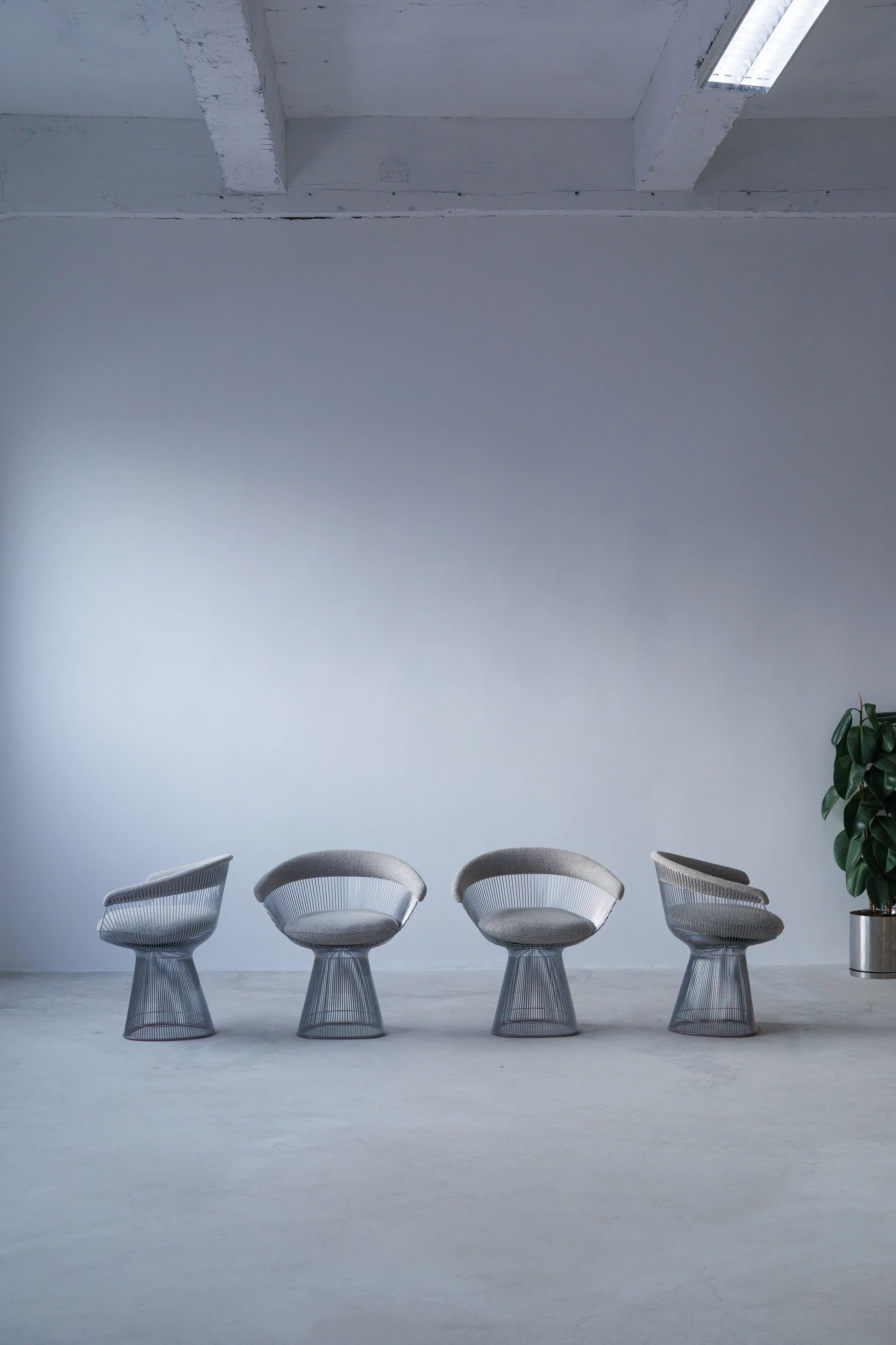 Ensemble de 4 Warren Platner, Knoll