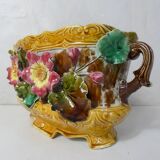 old planters and earthenware slip planter