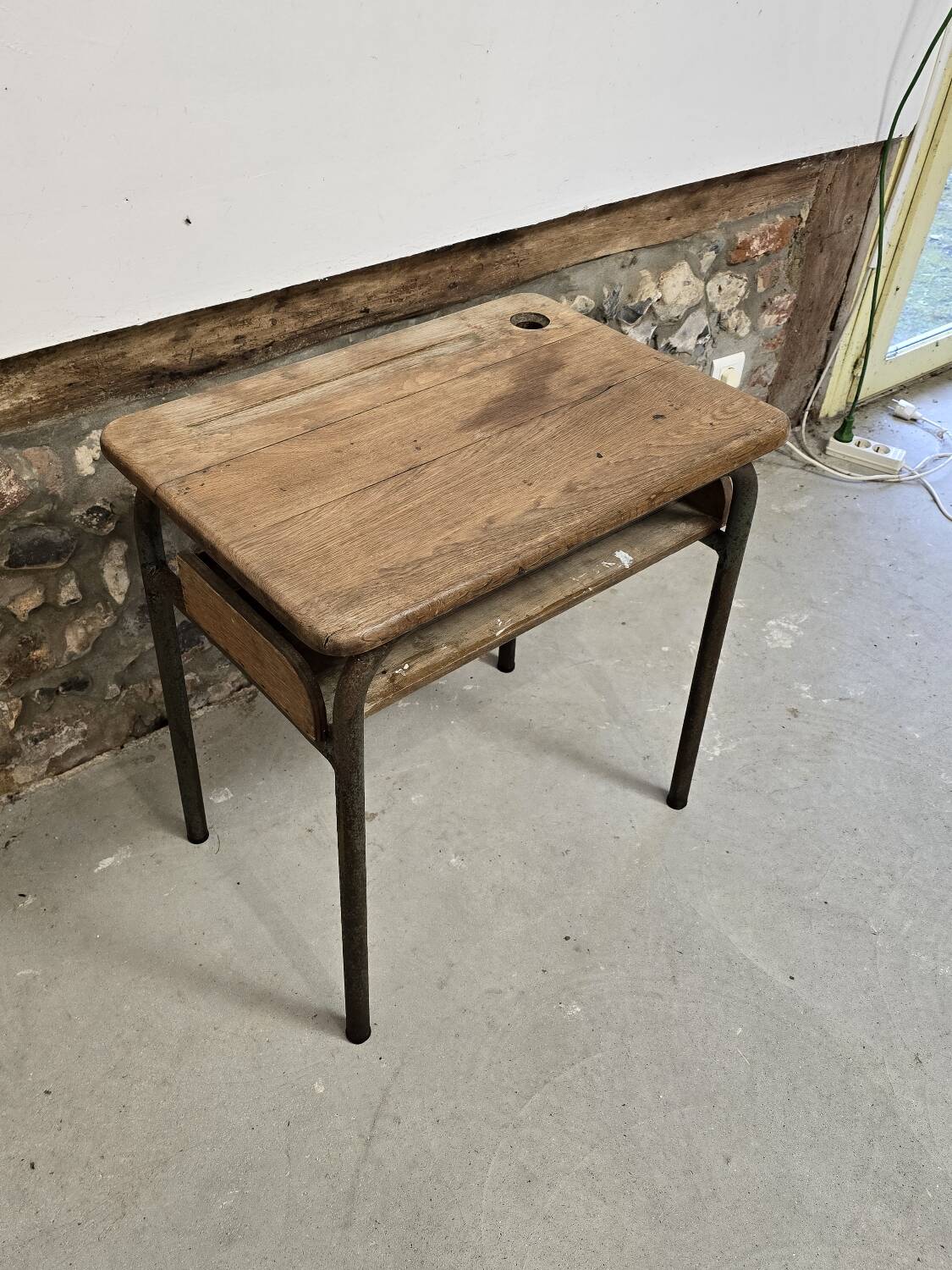 School desk with locker 1960