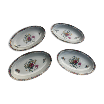 Lot de 4 raviers haviland pondichery