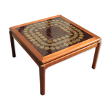 Mid-century square tile topped coffee table, 1960s