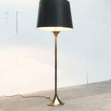 Hollywood Regency bamboo floor lamp by Ingo Maurer for M Design, 1960s.