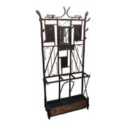 French Standing Coat Rack In Japanese Style, early 1900s