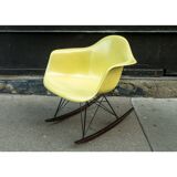 Rocking chair Lemon Yellow by Charles & Ray Eames - Herman Miller-1970