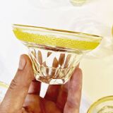 Set of 5 glass dessert cups