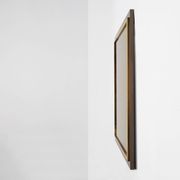 Belgian Mid-Century Belgo Chrome Mirror in Copper and Fumé Glass, 1980s