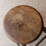 Tabouret ancien en chêne