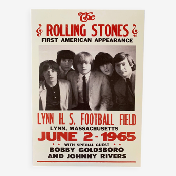 Rock Concert Poster The ROLLING STONE First Appearance USA 1965