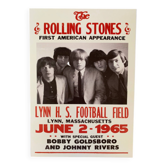 Affiche de Concerts Rock The ROLLING STONE Première Apparition USA 1965