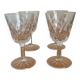 Ensemble de 4 verres en cristal de Reims 1950