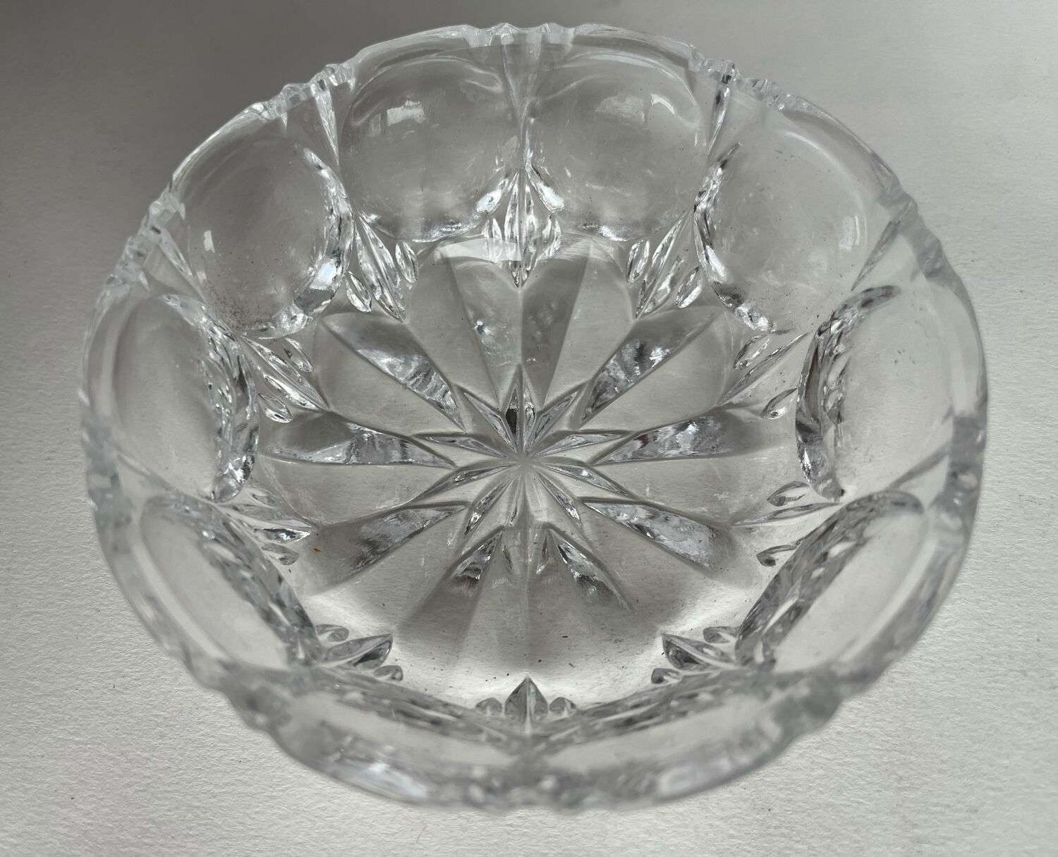 6 glass dessert cups