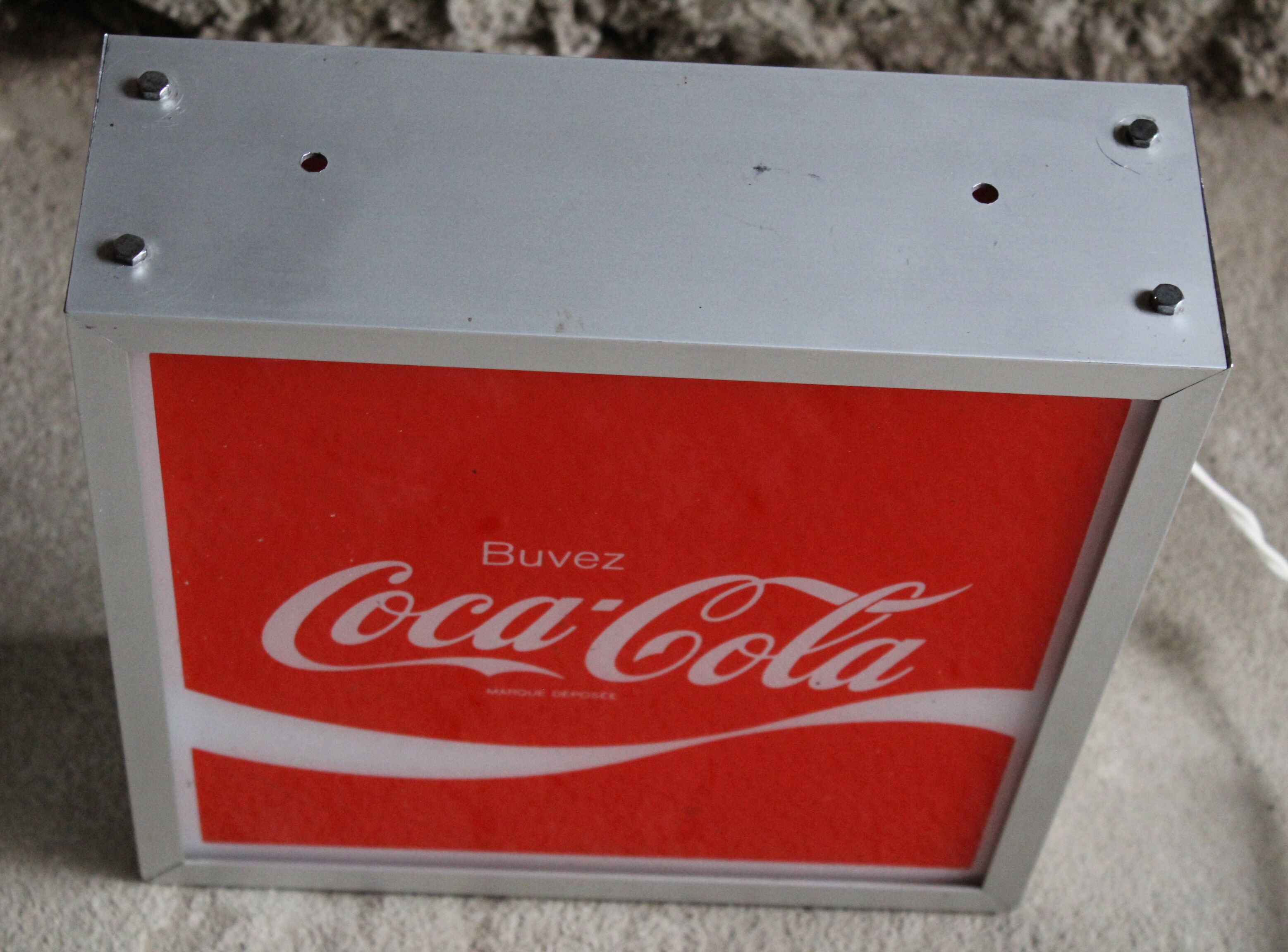Illuminated sign Coca Cola 1970