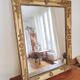 Miroir doré XIXe 78x99cm