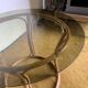 Round dining table with bamboo legs