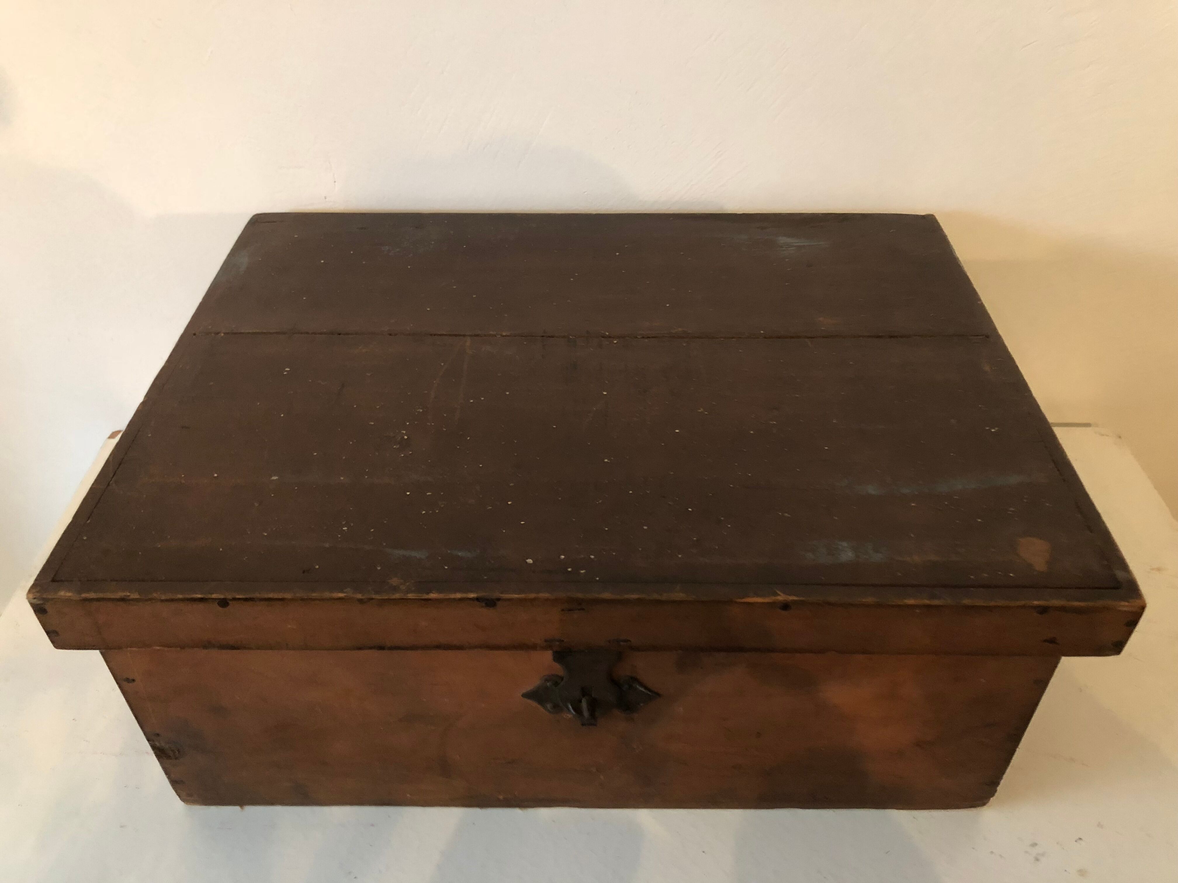 Old wooden box