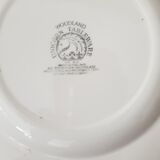 Assiette anglaise vintage en porcelaine Woodland unicorm