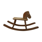 Jouet cheval à bascule en bois