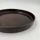 Brown ceramic tray