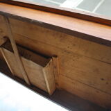 Pitch pine desk false bamboo Napoleon III