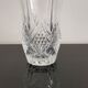 Lorraine cast crystal cylindrical vase with flared neck