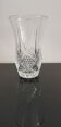 Lorraine cast crystal cylindrical vase with flared neck